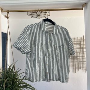 Madewell Striped Button-Up